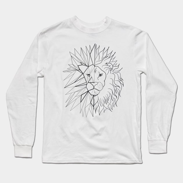 graphic lion Long Sleeve T-Shirt by Keen_On_Colors